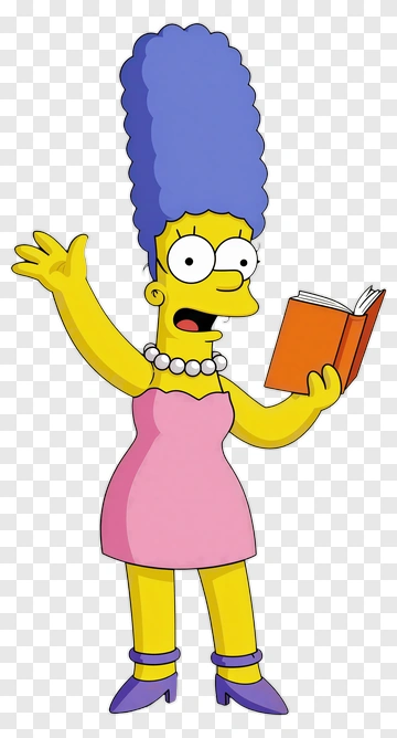 Cartoon Character Holding A Book PNG