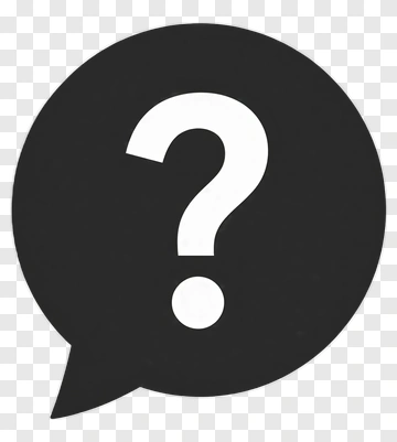 Question Mark In Speech Bubble PNG