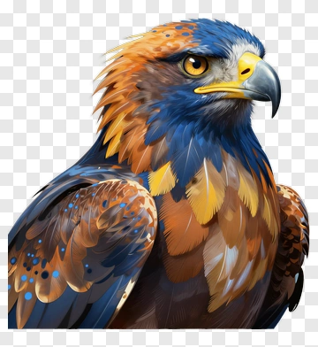 Realistic Eagle Portrait PNG