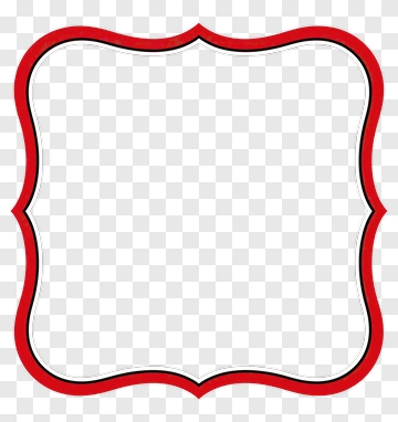 Red Decorative Frame PNG
