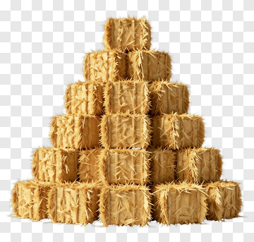 Stack Of Hay Bales PNG