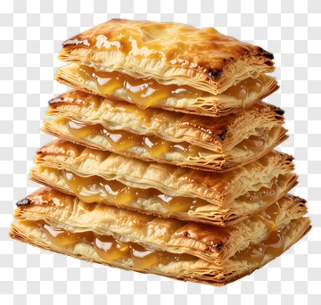 Stack Of Delicious Pastries PNG