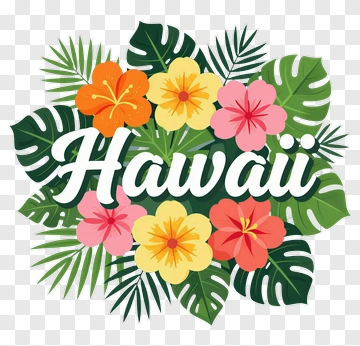 Hawaii Floral Arrangement PNG
