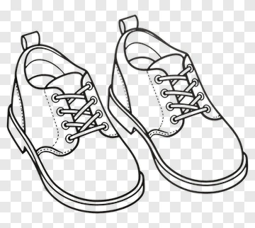 Outline Drawing Of Shoes PNG