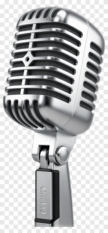 Vintage Microphone PNG