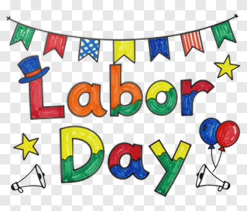 Labor Day Celebration Banner PNG