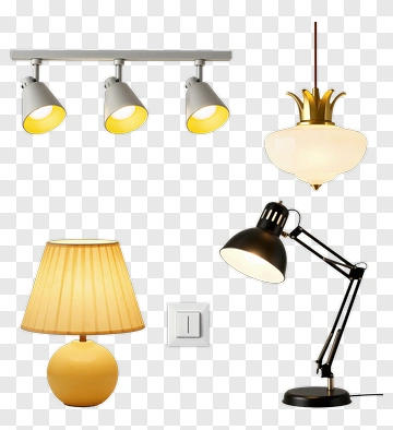 Collection Of Various Lamps PNG