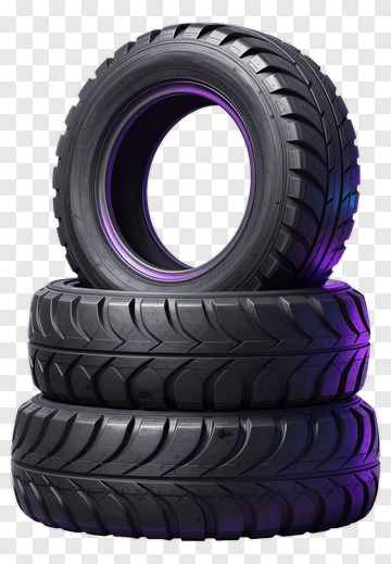 Stack Of Three Black Tires PNG
