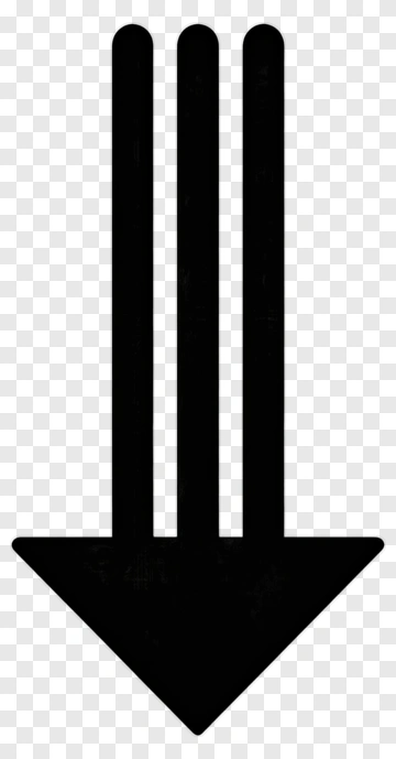 Black Downward Arrow Icon PNG