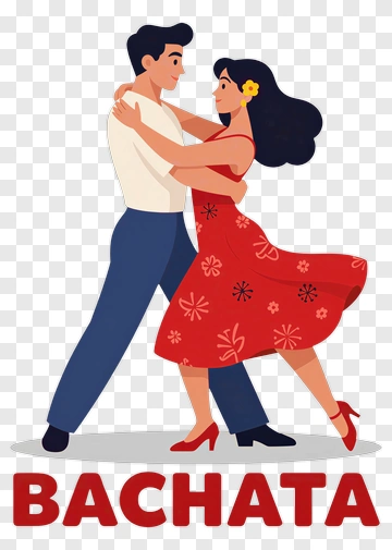 Couple Dancing Bachata PNG