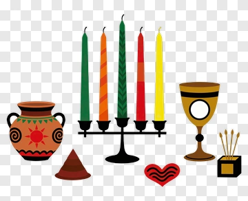 Colorful Candles And Traditional Pottery PNG