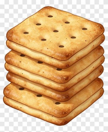 Stack Of Crackers PNG