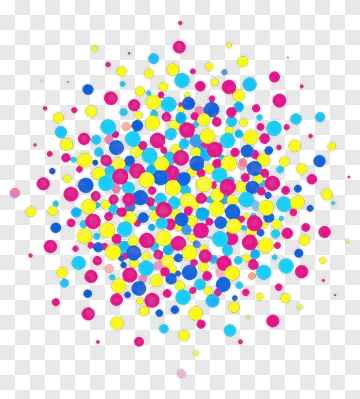 Colorful Dot Pattern PNG