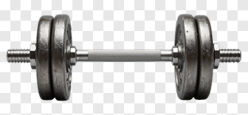 Dumbbell Weight For Strength Training PNG