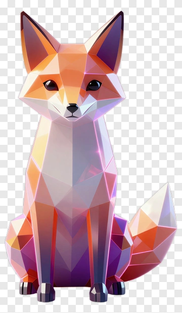 3D Fox PNG