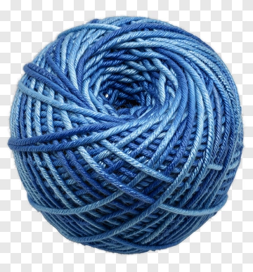 Blue Yarn Ball PNG