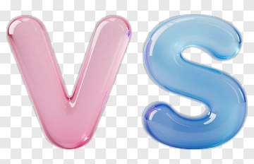 Colorful Letter V And S PNG