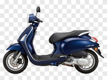 Blue Scooter PNG