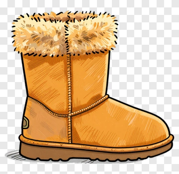 Cartoon Winter Boot PNG