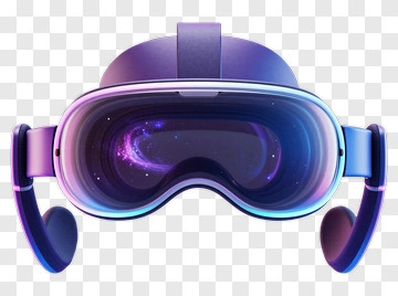 3D Virtual Reality Headset PNG