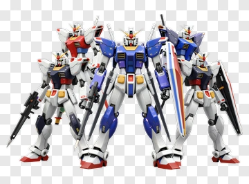 Gundam Robot Team PNG