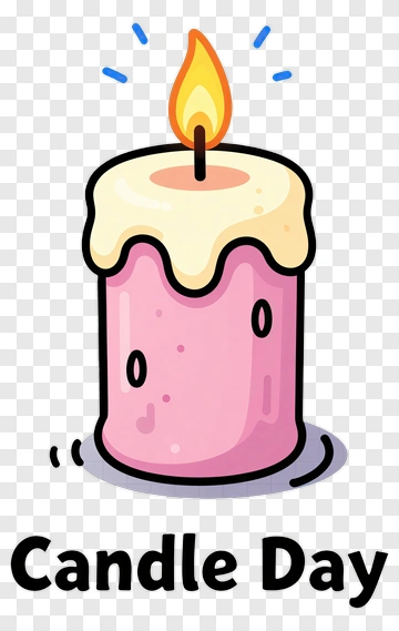 Candle Day Celebration Candle PNG