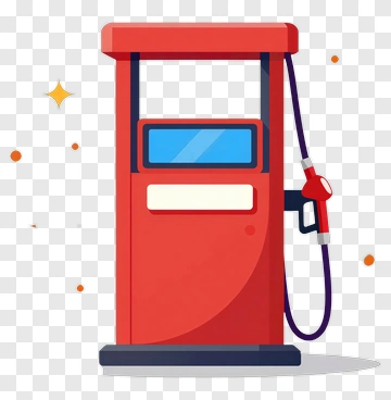 Red Fuel Pump PNG