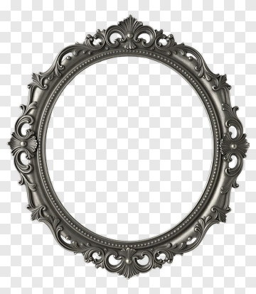 Vintage Ornate Picture Frame PNG