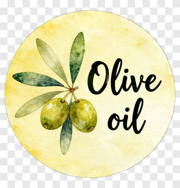 Olive Oil With Green Olives And Leaves PNG