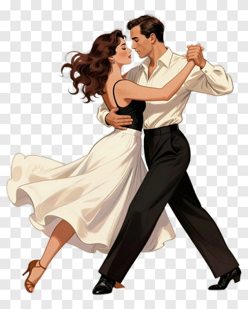 Couple Dancing Together PNG