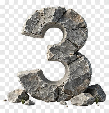 Rock Number Three PNG