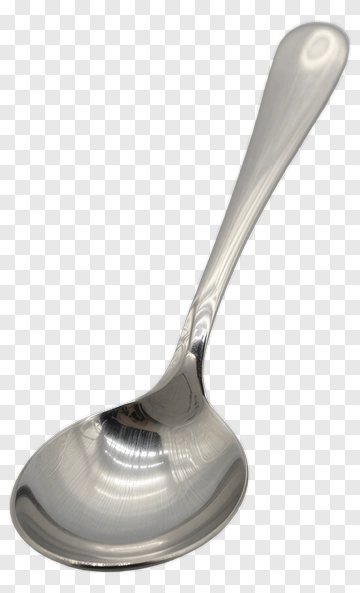 Stainless Steel Serving Spoon PNG