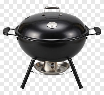 Black Charcoal Grill PNG