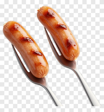 Hot Dogs On Forks PNG