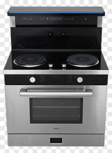 Modern Electric Oven And Cooktop PNG