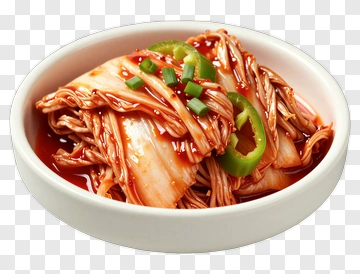 Kimchi In A White Bowl PNG