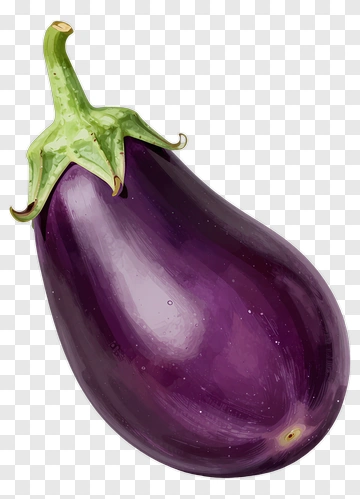 Purple Eggplant PNG