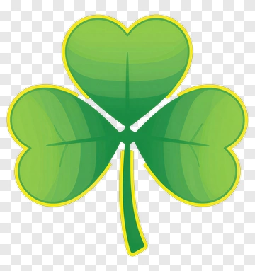 Green Shamrock Leaf PNG