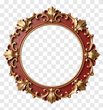 Ornate Decorative Picture Frame PNG