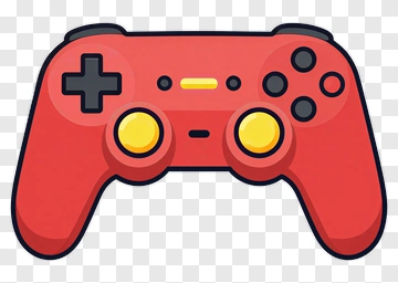 Red Game Controller PNG