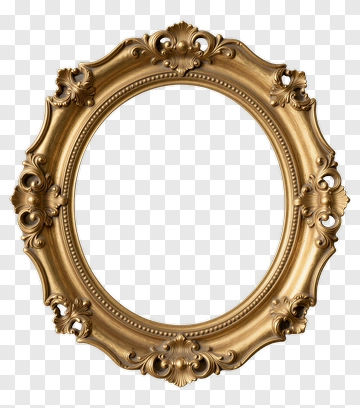 Gold Picture Frame PNG