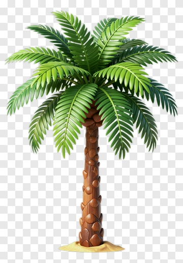 3D Palm Tree PNG