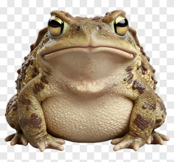 Realistic Toad With Detailed Skin Texture PNG