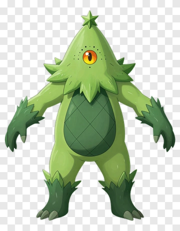 Cartoon Tree Monster PNG