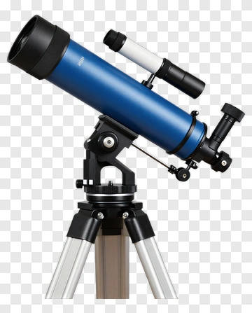 Telescope On Tripod PNG