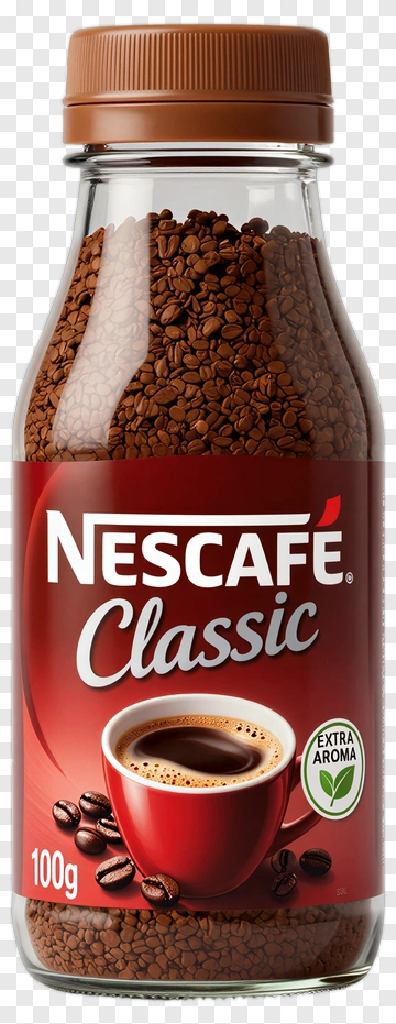 Nescafé Classic Instant Coffee Jar PNG