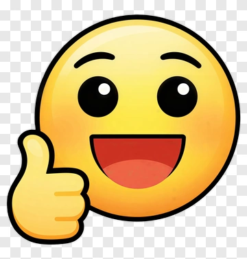 Smiling Emoji Giving A Thumbs Up PNG