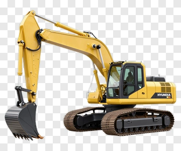 Excavator Construction Machine PNG