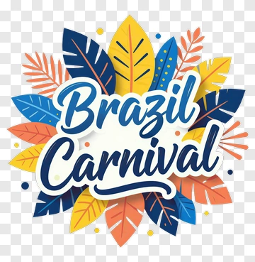 Brazil Carnival Celebration Design PNG