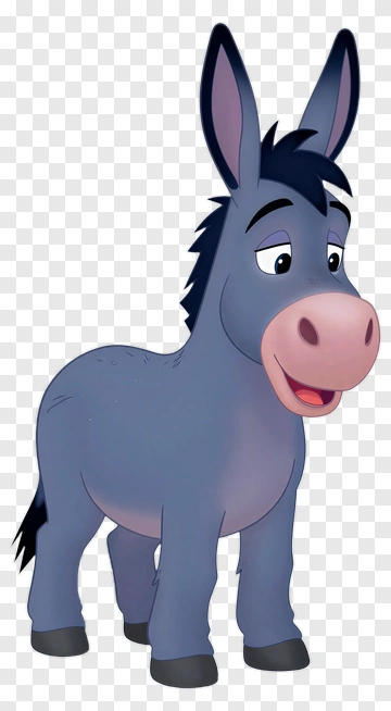 Cartoon Donkey PNG